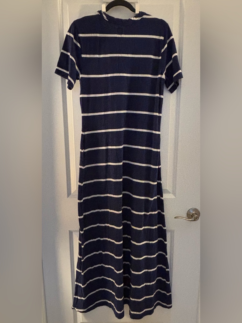 Free People Sleek and Striped Cotton-Jersey Maxi Dress - Picture 6 of 11
